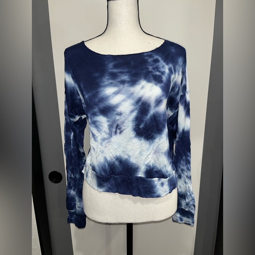 Jenni Intimates Women's Tie-Dye Long Sleeve Top